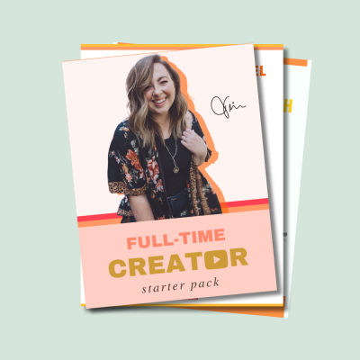 Full-Time Creator Starter Pack