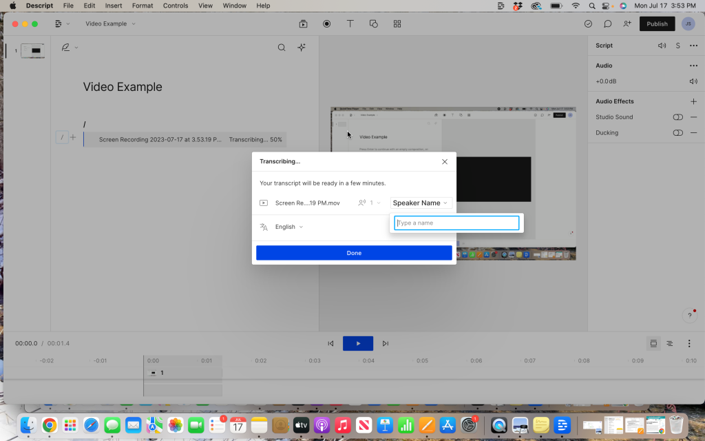 How to Add Captions to Your Videos with Descript